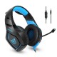 Casti gaming stereo Onikuma K1B Blue, USB si Jack 3.5 mm