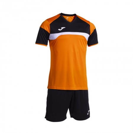 Echipament fotbal personalizat pentru copii Joma Danubio III, orange/negru