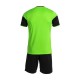 Echipament fotbal personalizat pentru copii Joma Danubio III, verde fluorescent/negru