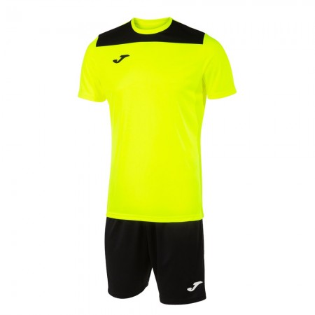 Echipament fotbal personalizat copii Joma Phoenix II, galben fluorescent