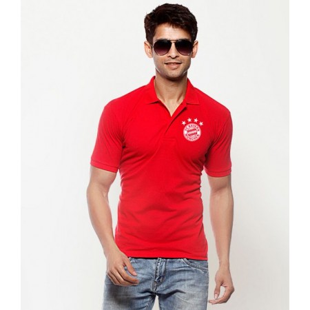 Tricou polo Bayern Munchen, rosu Tricou polo Bayern Munchen, rosu