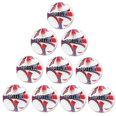 SET 10 mingi fotbal Joma Dali Red, marimea 5 SET 10 mingi fotbal Joma Dali Red, marimea 5